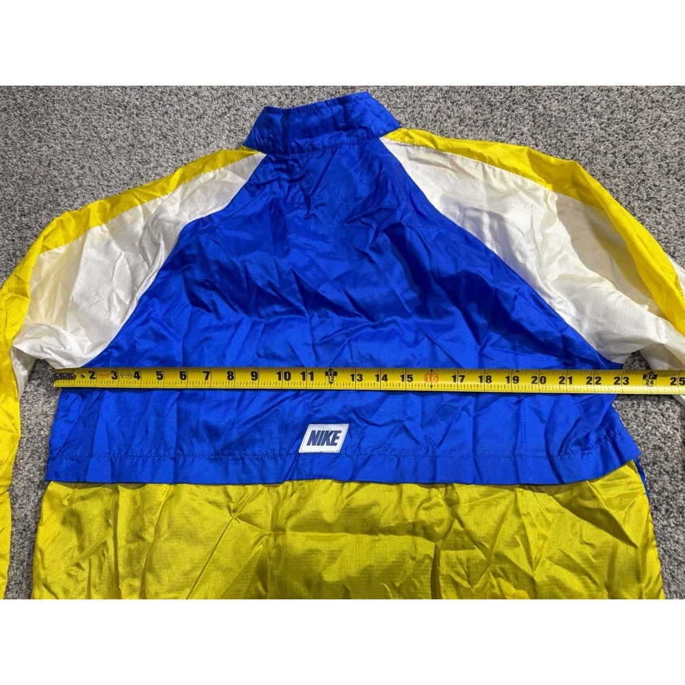 VINTAGE Nike Jacket Mens Large Windbreaker‎ Track Jacket 90s Colorblock Retro - Picture 9 of 10